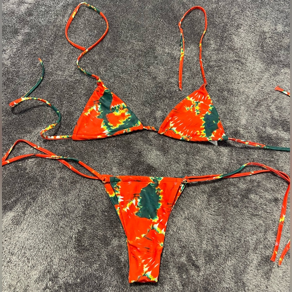 Vibrant Tie-Dye Bikini Set